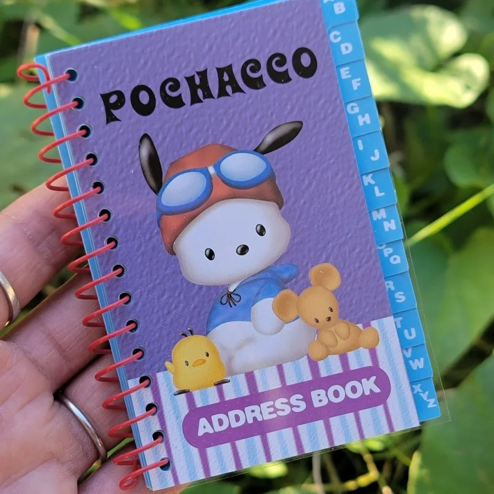 New, never been used vintage 90s Y2K kawaii Sanrio Pochacco address book